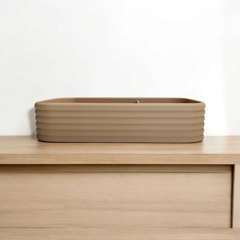 Organisateur de bureau pratique d'inspiration rétro