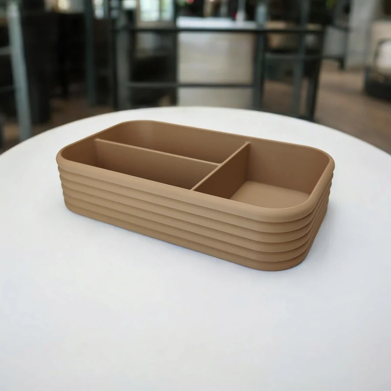 Organisateur de bureau pratique d'inspiration rétro