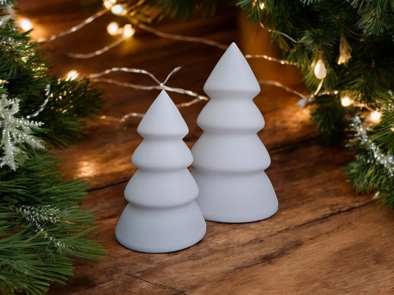 Kit sapin de Noël avec plateau pour bougies LED