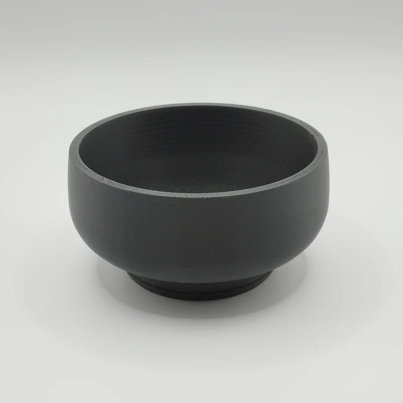 Pot de bonsaï courbé avec trou de drainage et soucoupe