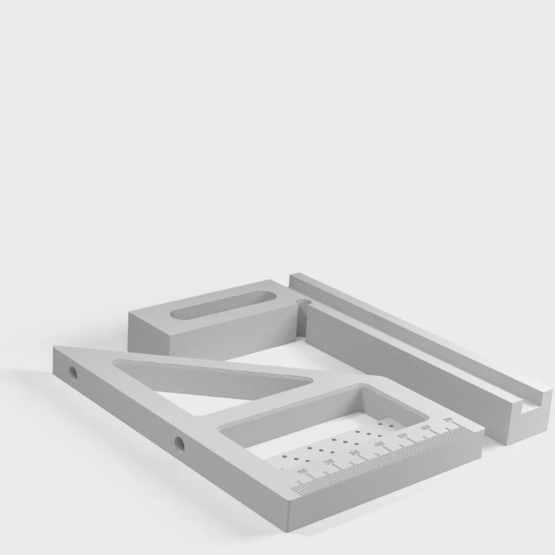 Rapporteur d'angle multi-angle 3D et gabarit de dessin - 45/90 degrés