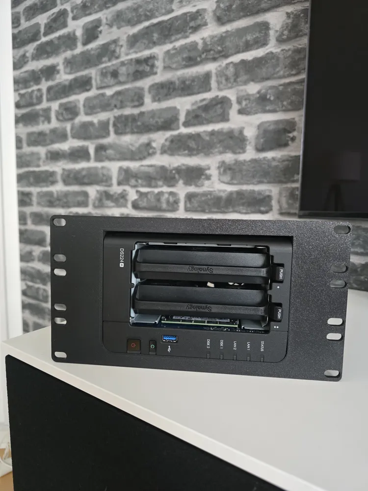 Support rackable 3U 10 pouces pour Synology DS224+