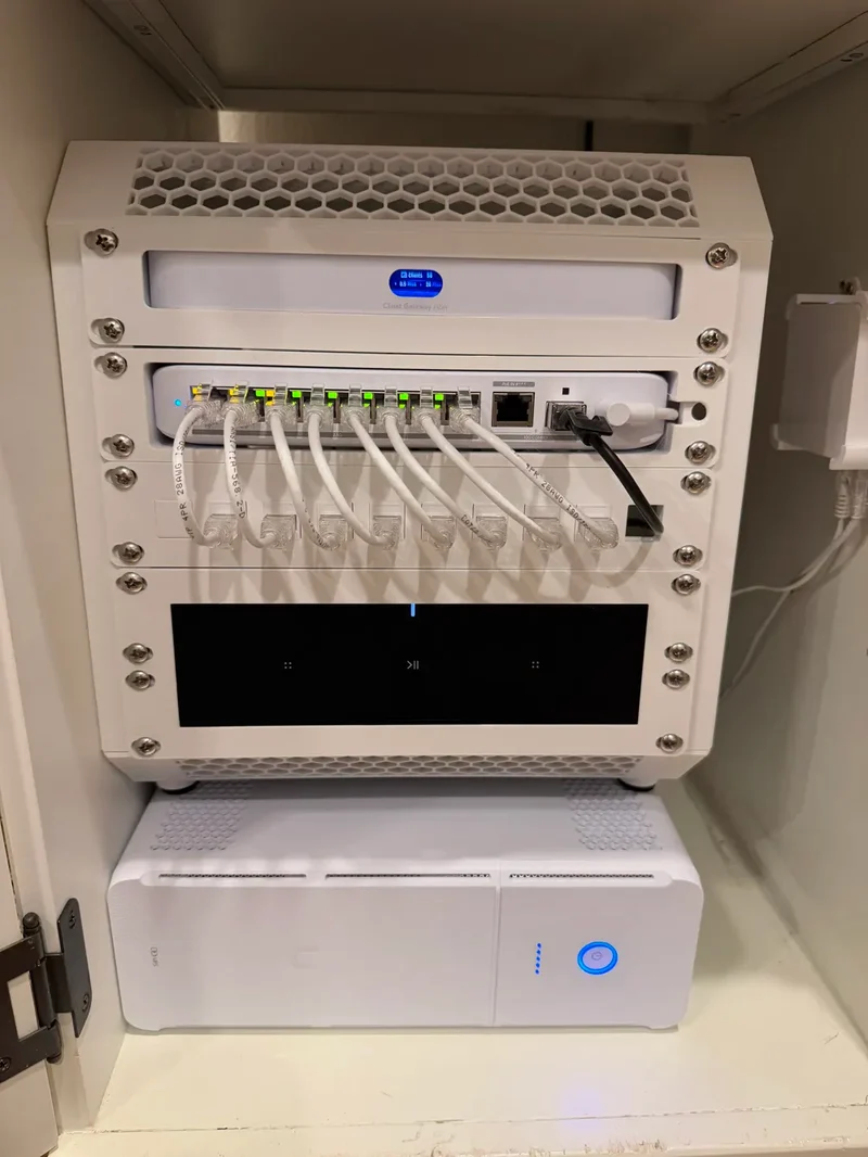 Support de rack 2U 10 pouces pour Sonos Amp