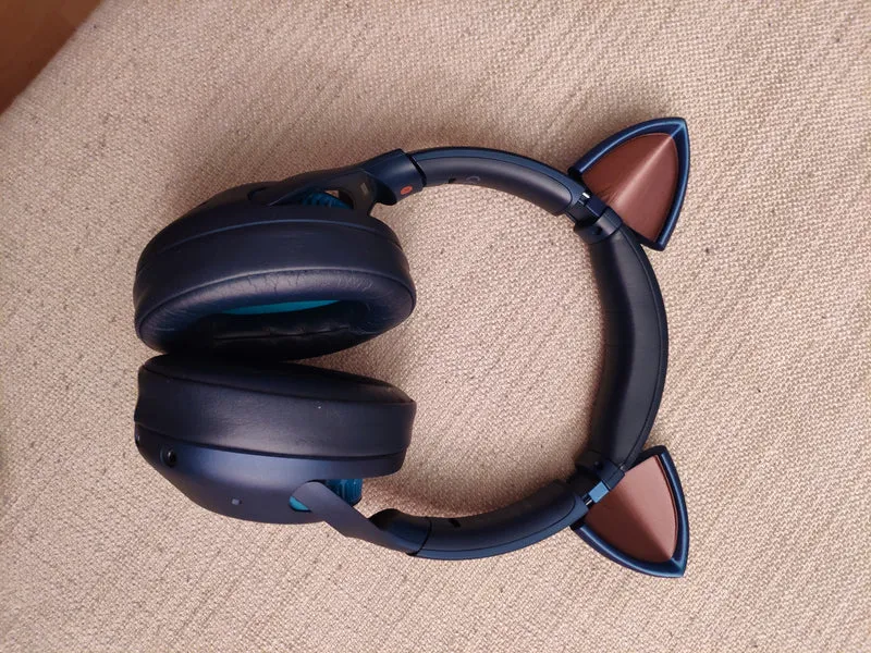 Oreilles de chat pour casque Sony WH-XB900N