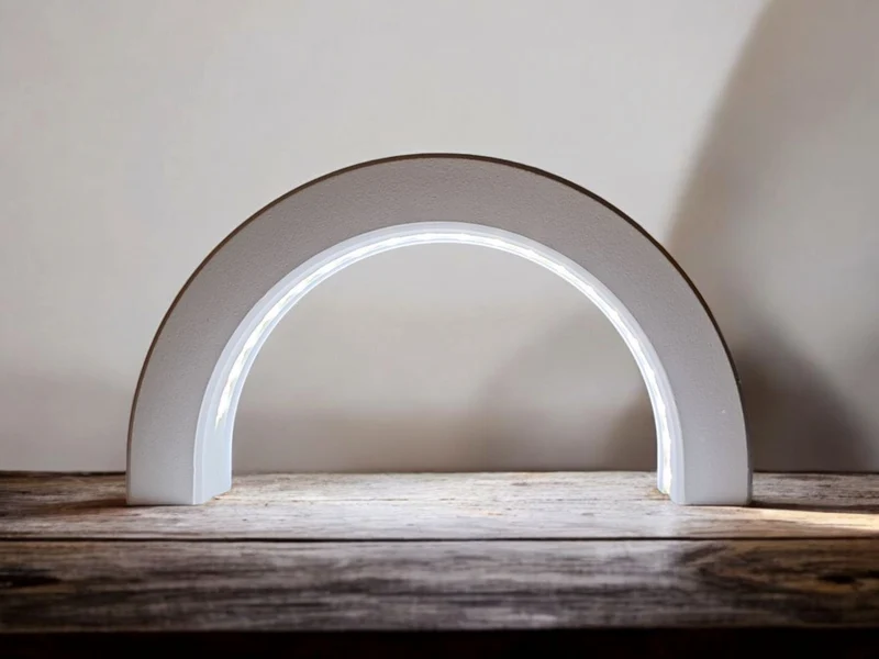 Arche lumineuse au design minimaliste pour rubans LED
