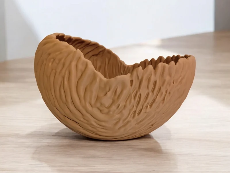 Bol décoratif aux formes organiques pour la maison