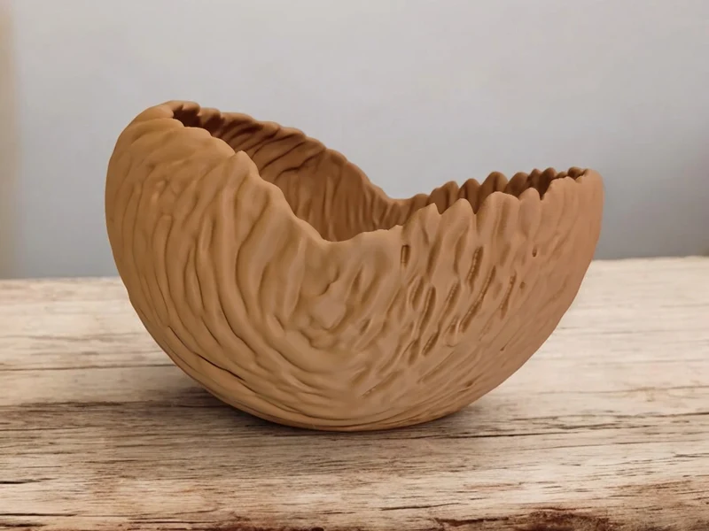 Bol décoratif aux formes organiques pour la maison