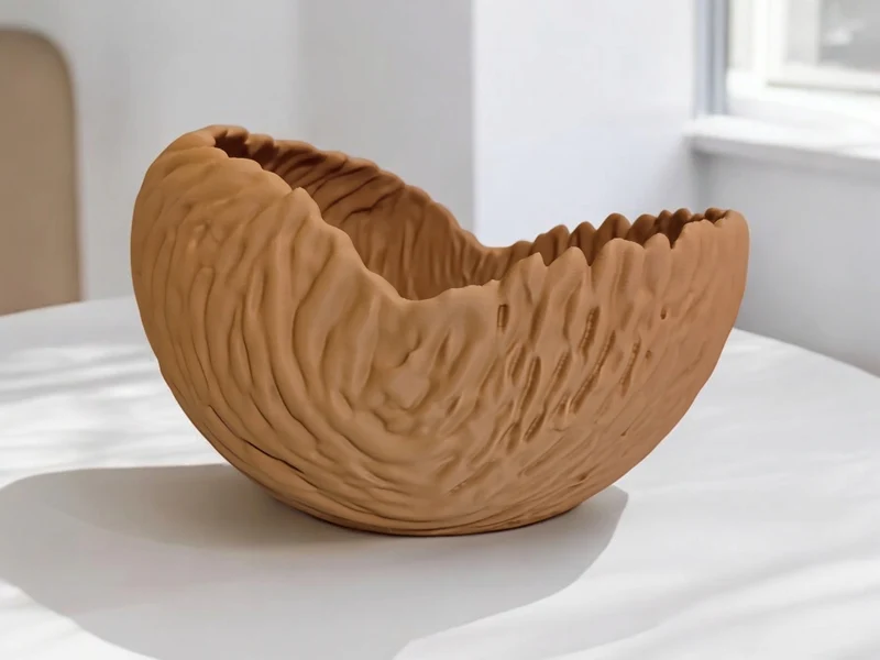 Bol décoratif aux formes organiques pour la maison