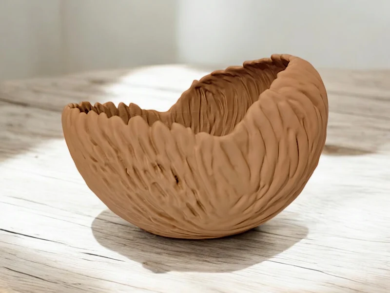 Bol décoratif aux formes organiques pour la maison