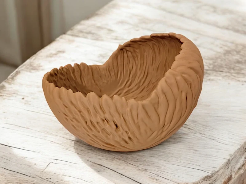 Bol décoratif aux formes organiques pour la maison