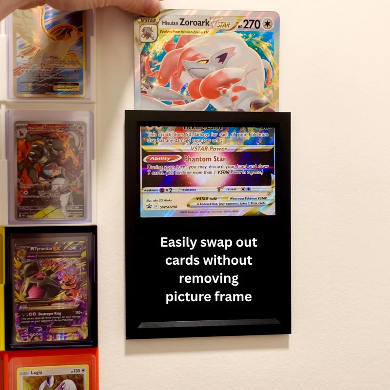 Cadre mural pour cartes Pokémon jumbo