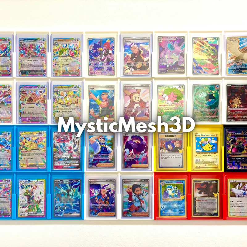 Support mural pour cartes TCG Top Loader