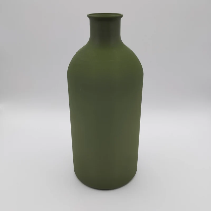 Vase minimaliste au design de bouteille de terrain