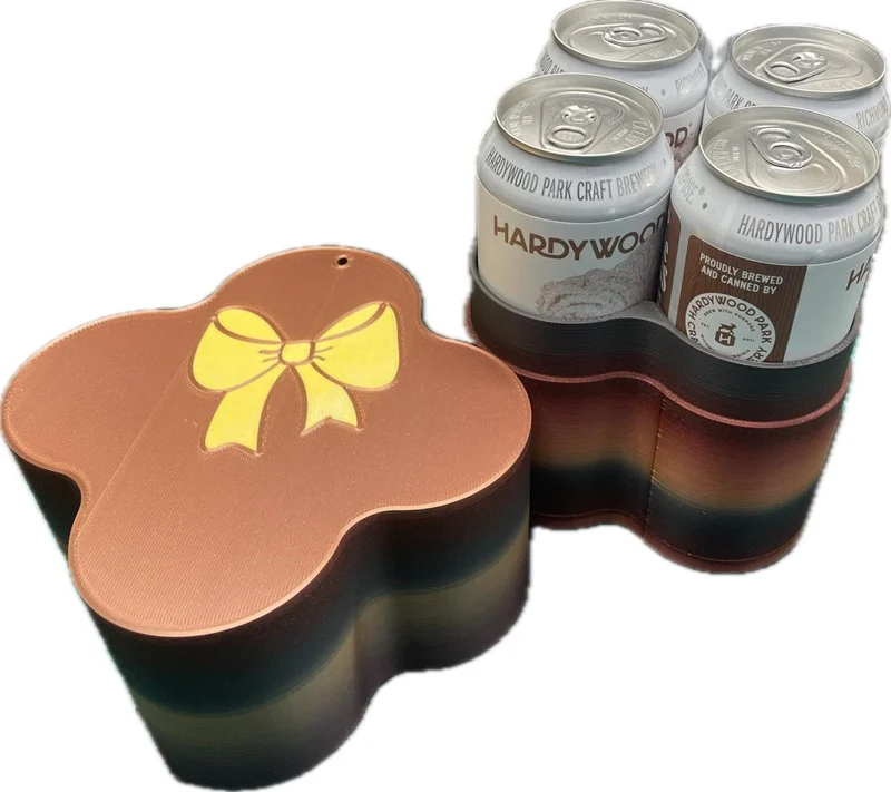 Support de coffret cadeau pour canettes de bière de 16 oz