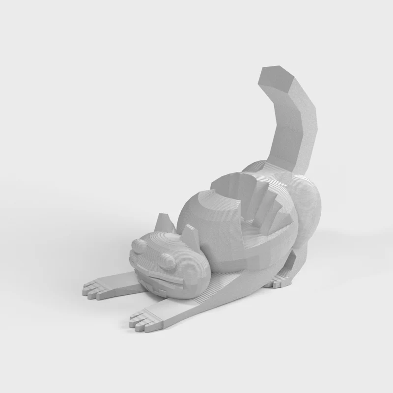 Support de smartphone pour chat