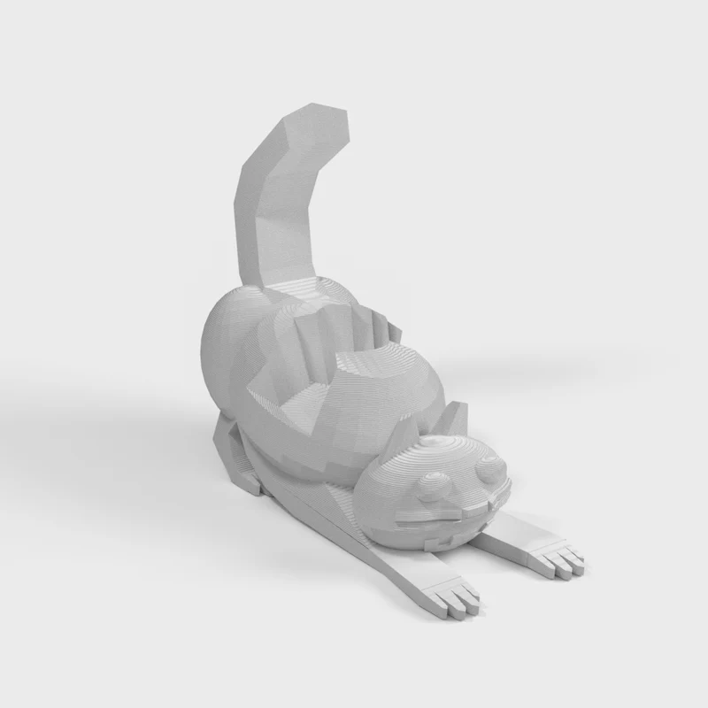 Support de smartphone pour chat