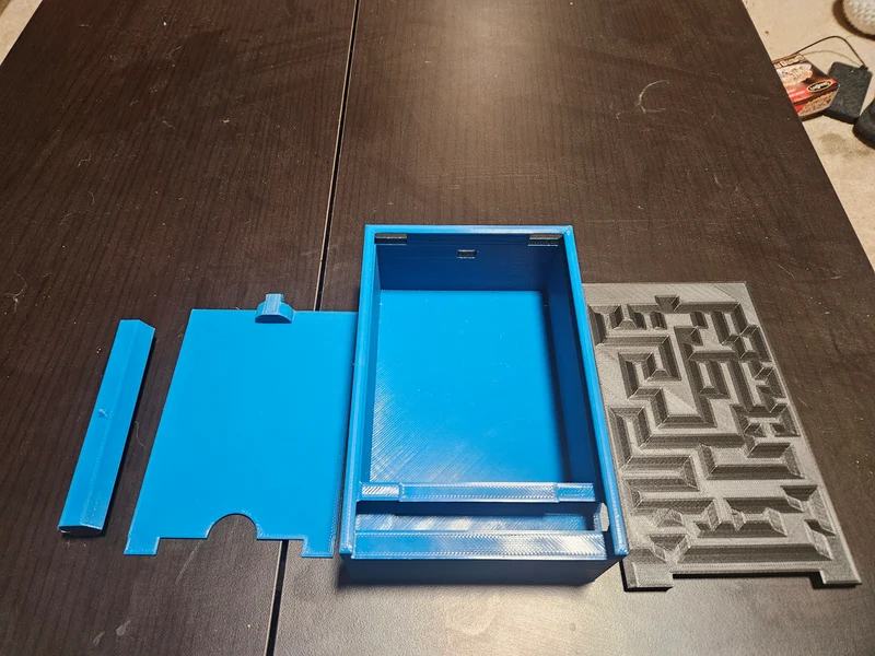Boîte cadeau labyrinthe interactive - Grande édition avec 4 labyrinthes difficiles