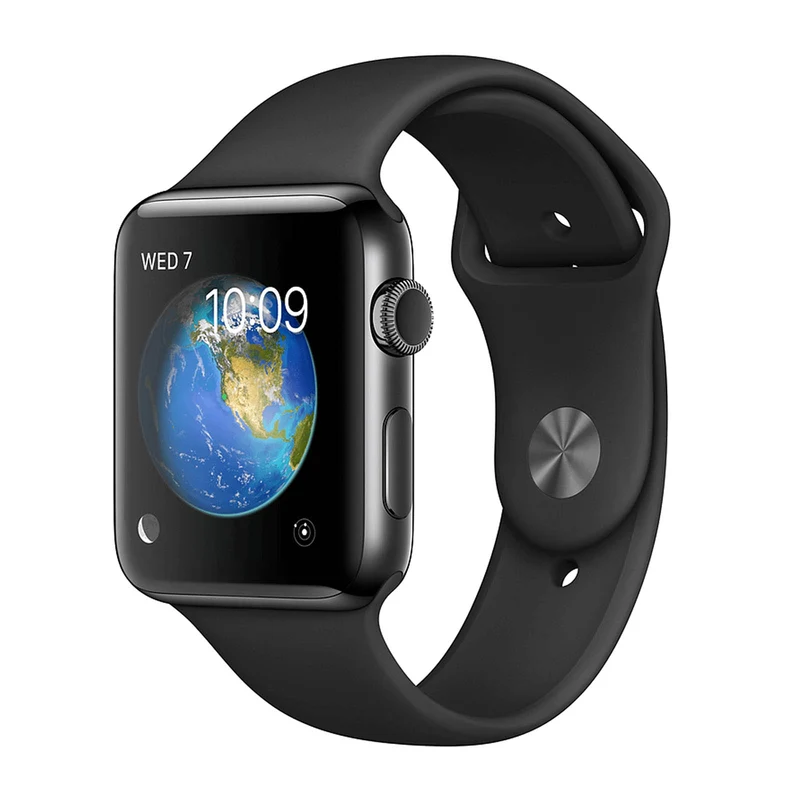 Apple Watch Series 2 Acier Inoxydable 42mm - Noir - Excellent