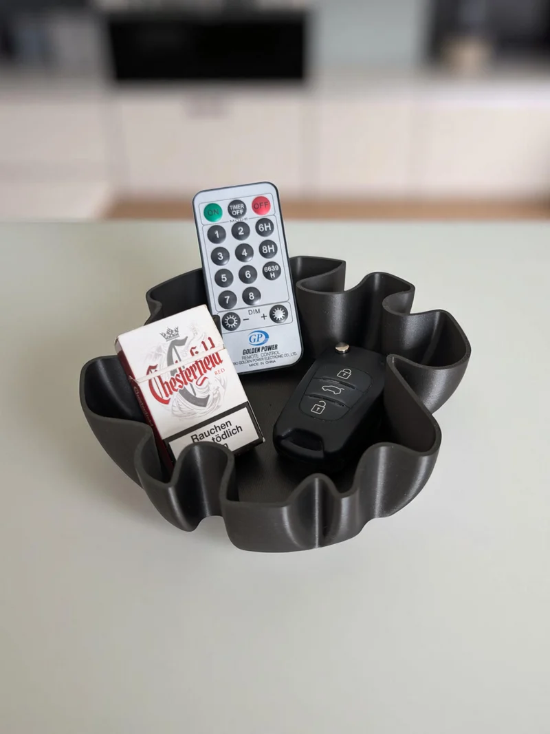 Coupe vide-poche au design organique moderne