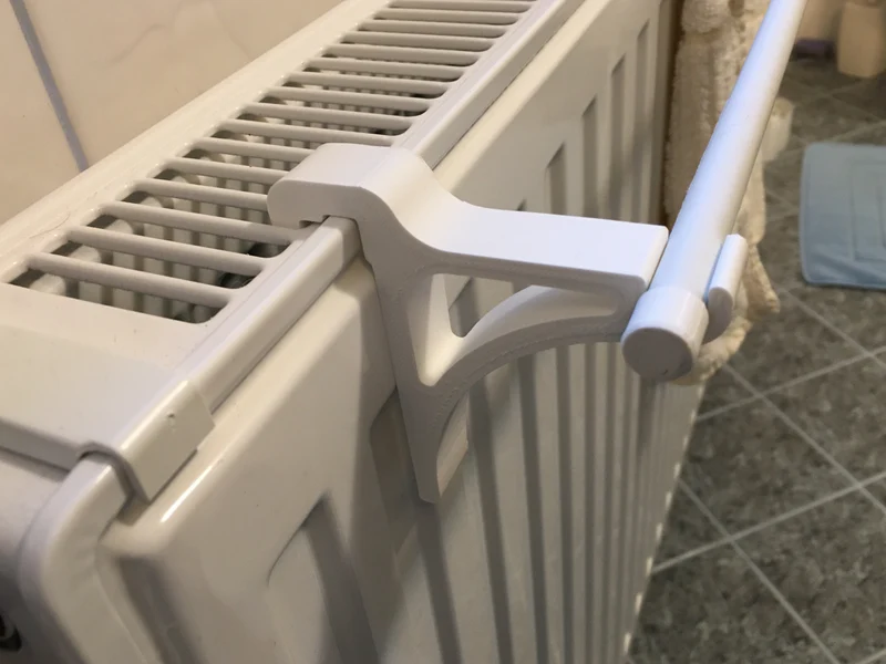 Crochets de radiateur pratiques pour barre porte-serviettes