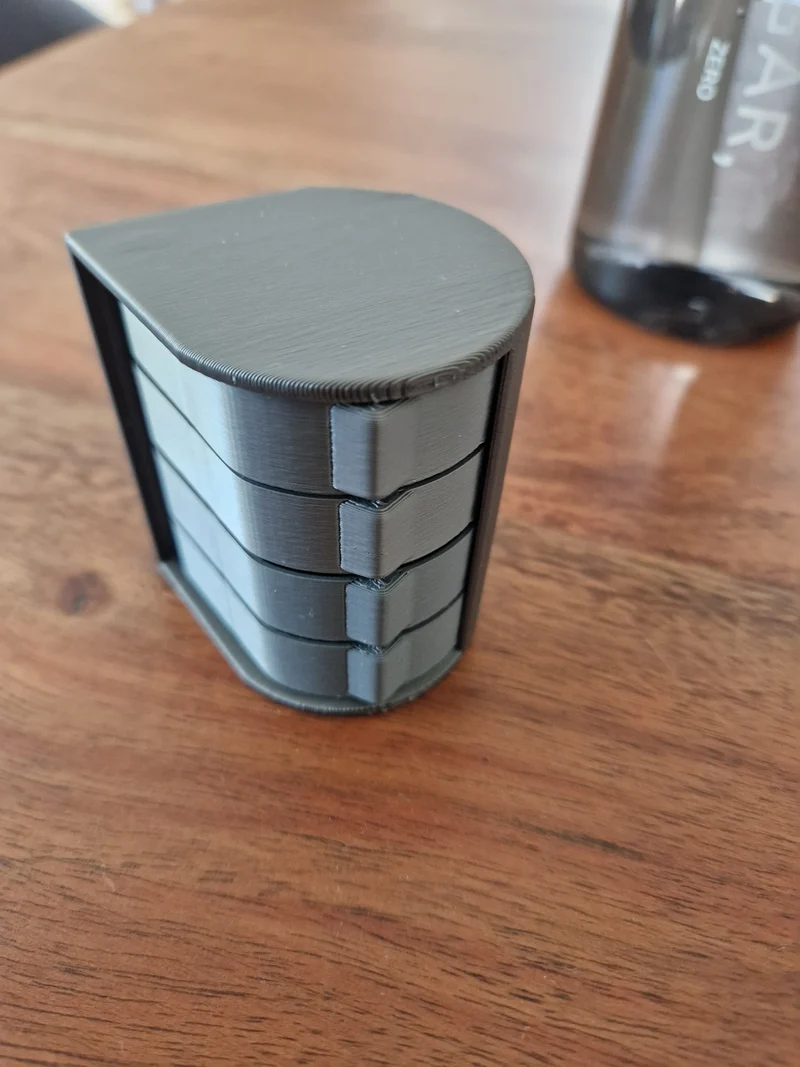 Boîte de dosettes Air-up pour une expérience gustative organisée