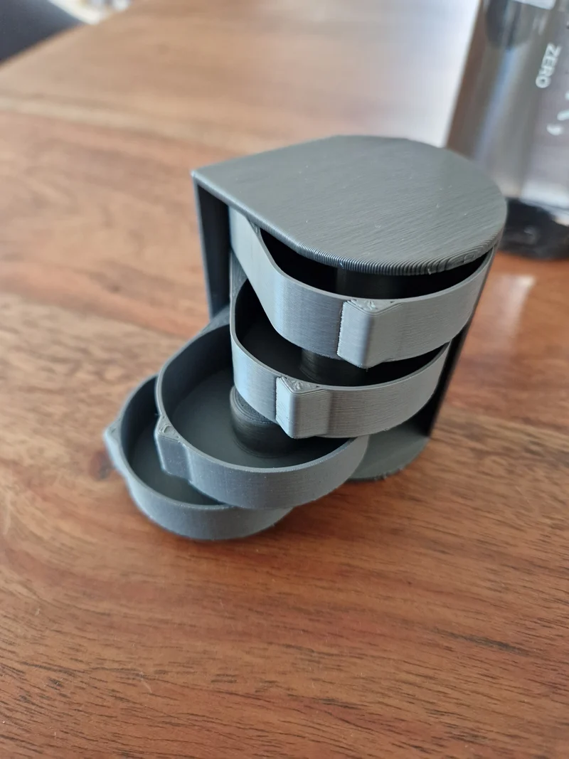 Boîte de dosettes Air-up pour une expérience gustative organisée