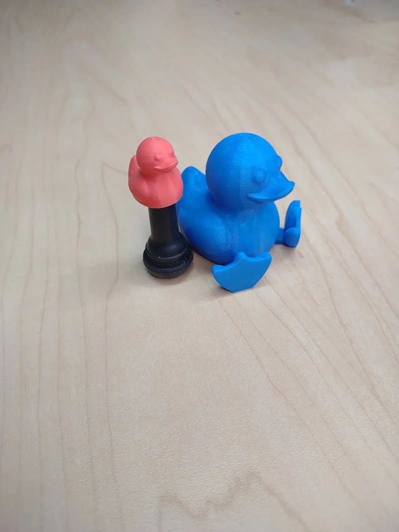 Capuchon de valve de canard amusant