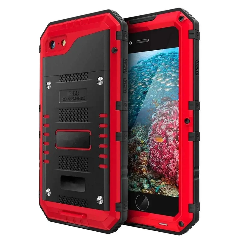 Coque de téléphone anti-chute étanche et antipoussière pour iPhone 7/8/7p/8p