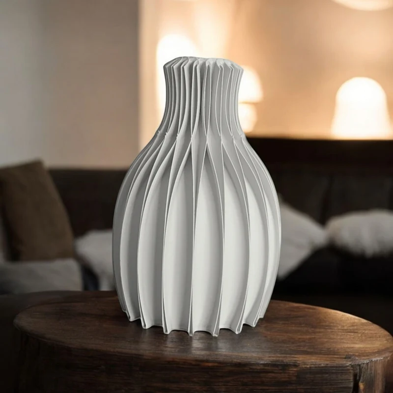 Vase unique à facettes en rose Sakura