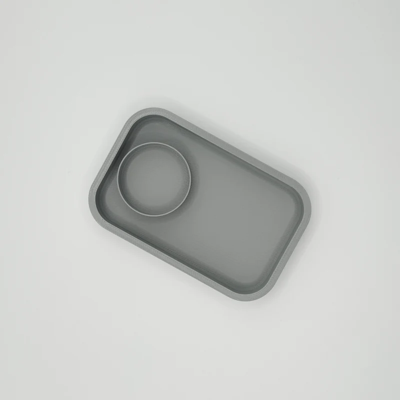 Plateau à clés pratique avec porte-monnaie pour l'entrée