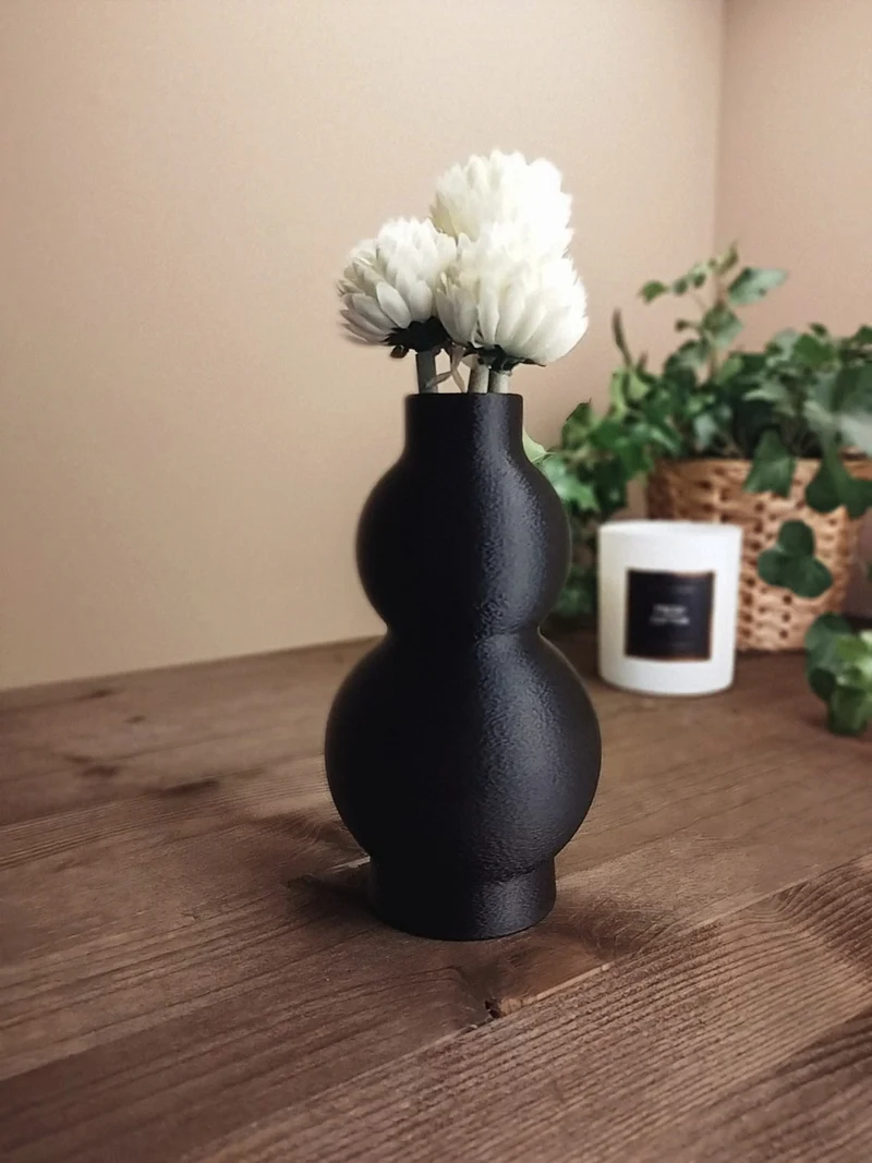 Vase moderne avec deux courbes élégantes