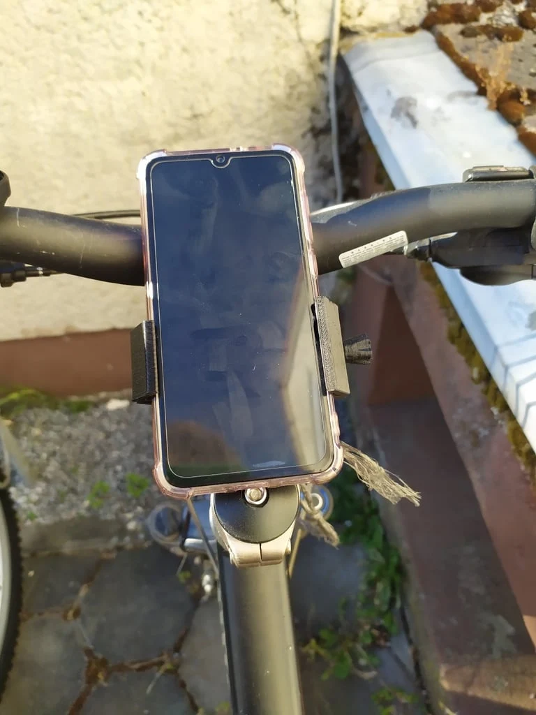 Support de téléphone robuste et réglable pour guidon de vélo