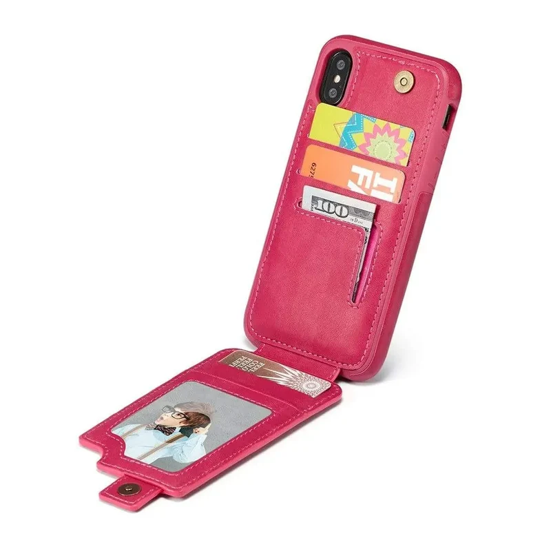 Portefeuille de protection en cuir pour téléphone iPhone X