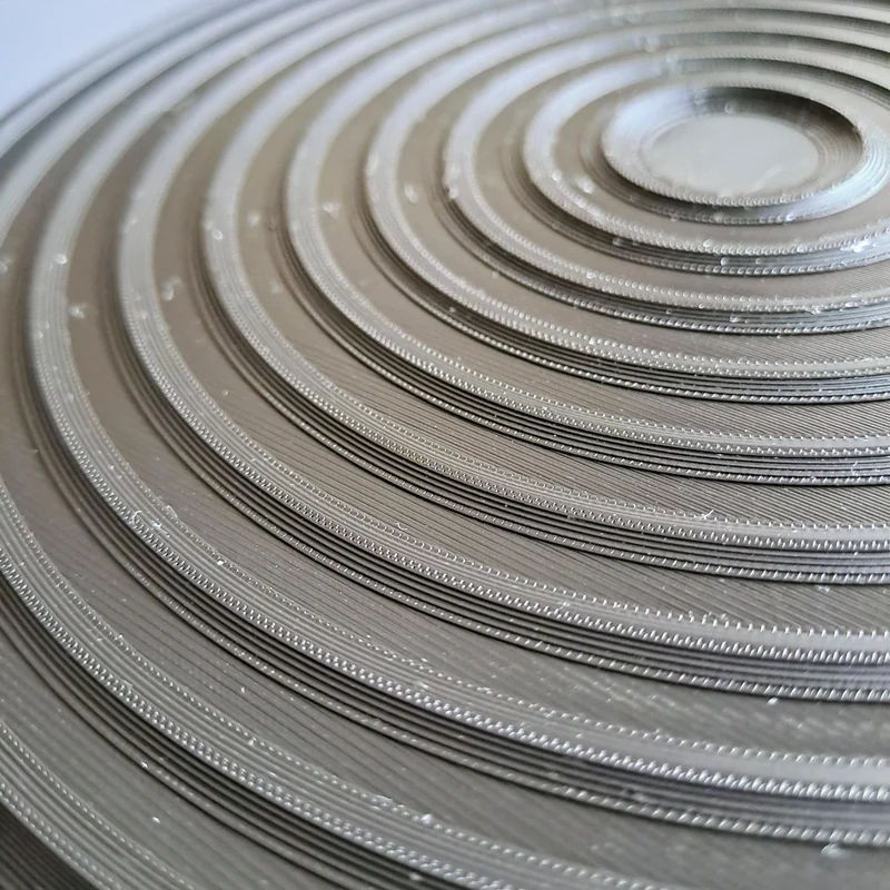 Plateau Swirl décoratif avec support assorti
