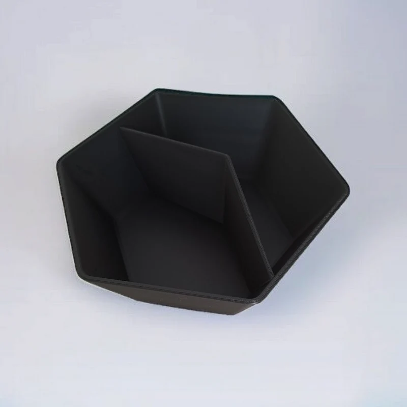 Bol à pistaches minimaliste avec deux compartiments pratiques