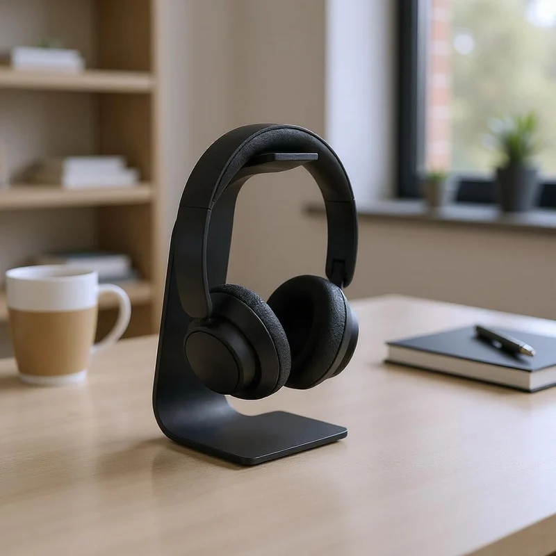 Support de casque moderne Swing pour bureau