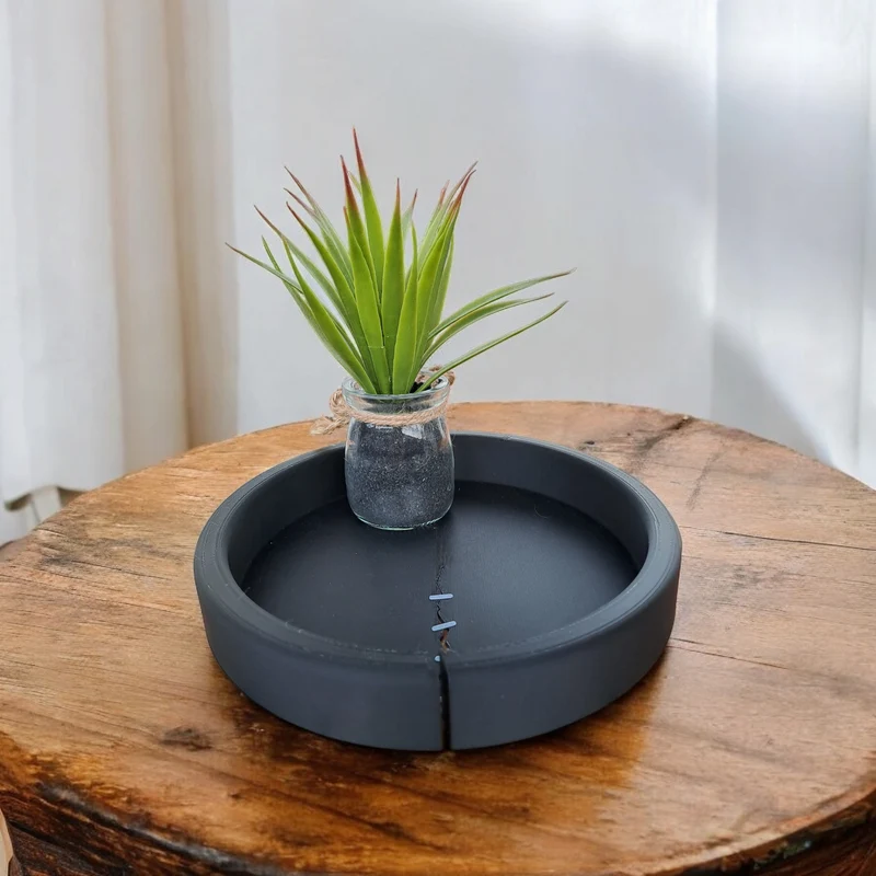 Plateau vide-poche moderne pour clés et petits objets