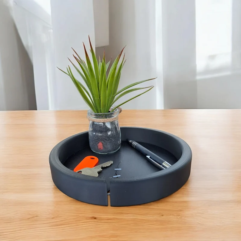 Plateau vide-poche moderne pour clés et petits objets