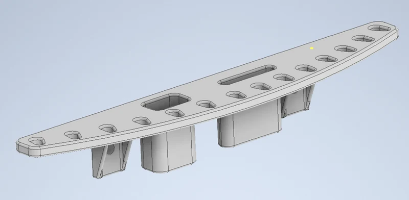 Support de bateau pratique pour matériel de pêche et outils