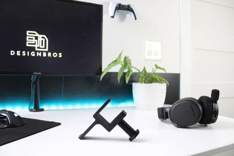 Support de casque universel pour bureau avec pince