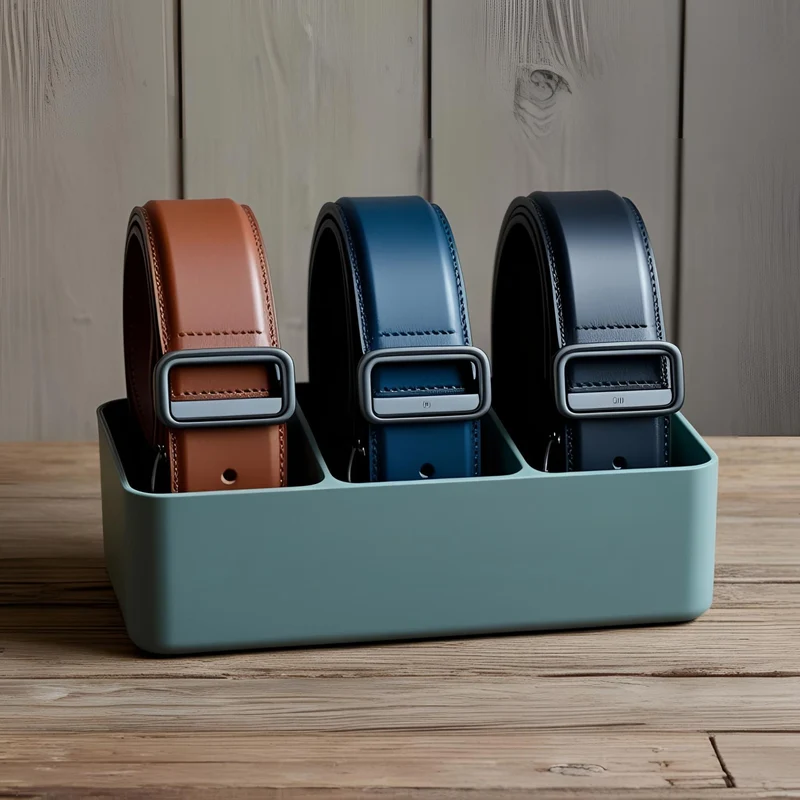 Porte-ceintures pratique pour l'organisation de la garde-robe