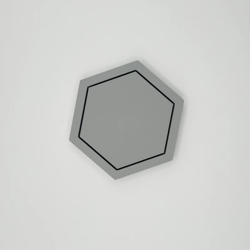 Sous-verres hexagonaux modernes pour verres et tasses