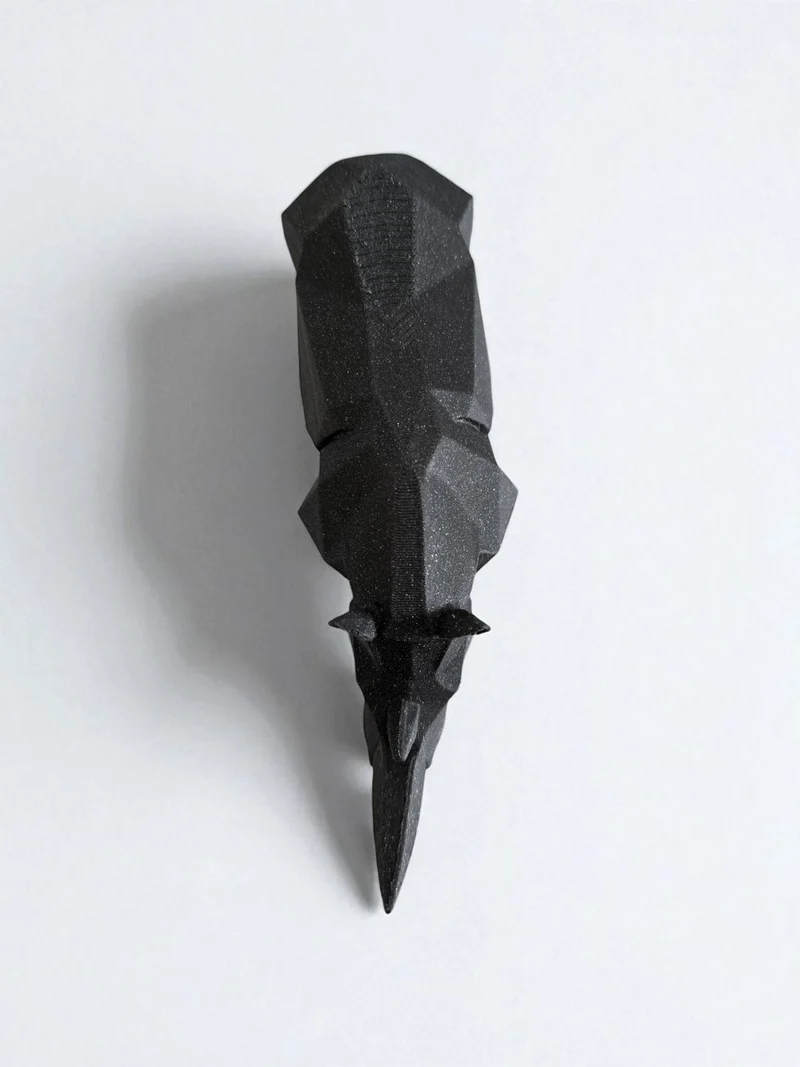 Sculpture de rhinocéros géométrique moderne pour la maison