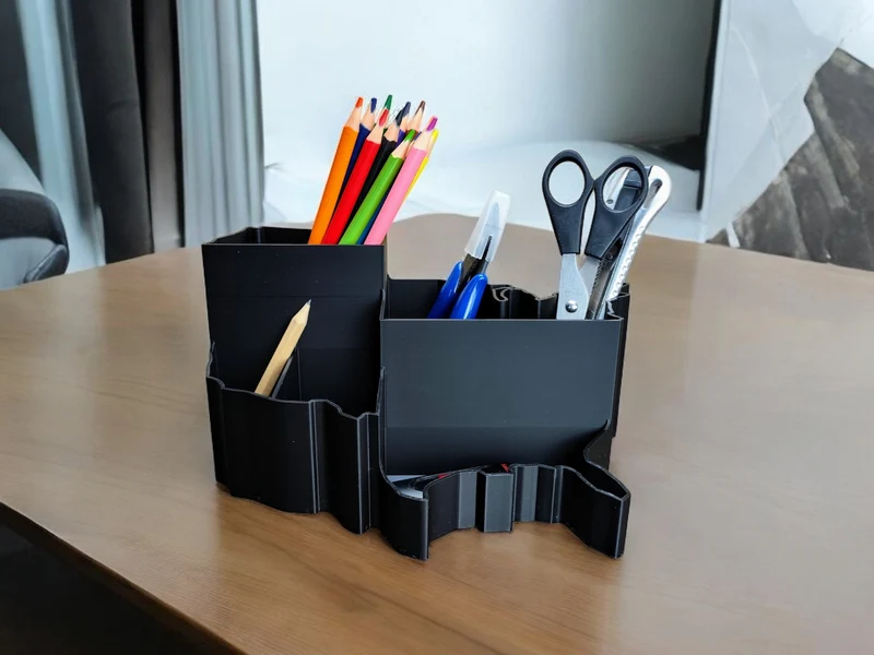 Organisateur de bureau pratique en forme d'États-Unis