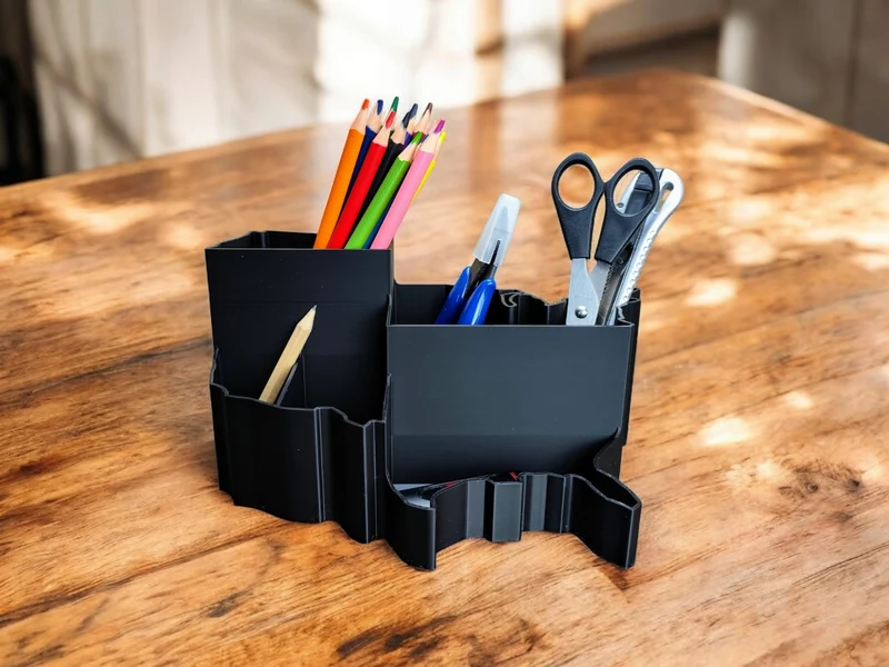 Organisateur de bureau pratique en forme d'États-Unis