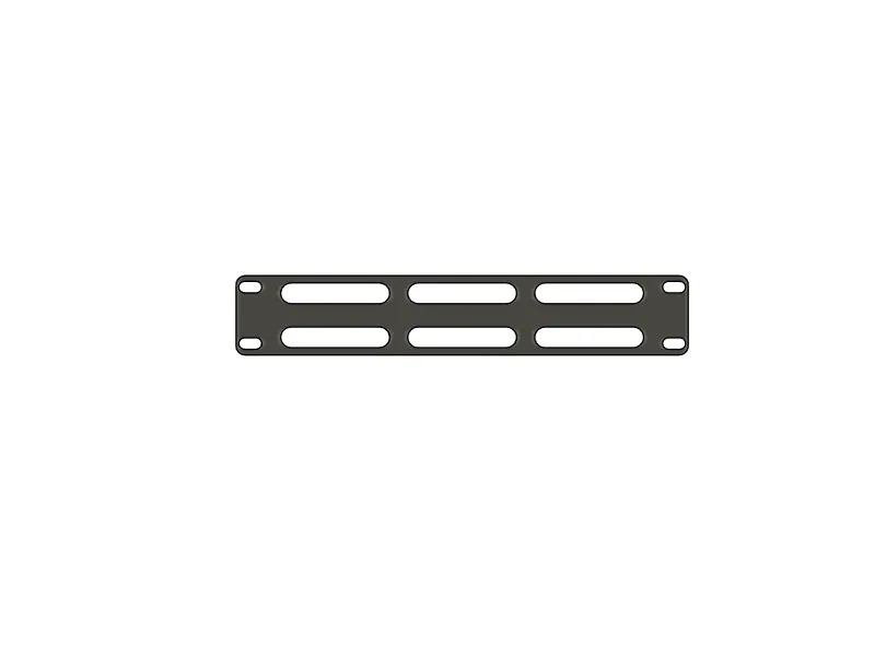 Panneau borgne ventilé 10 pouces pour rack