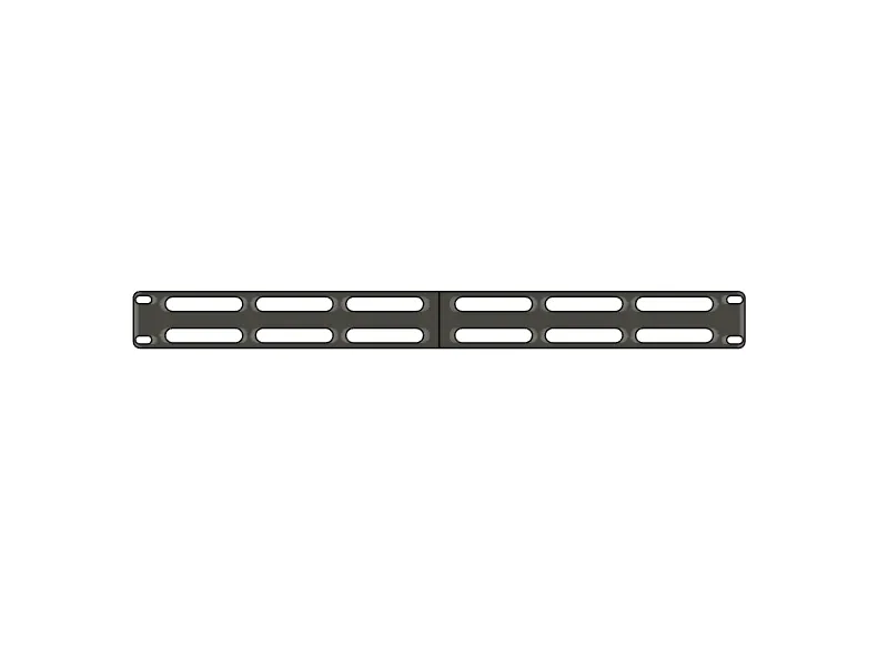 Panneau aveugle ventilé pour rack 19 pouces