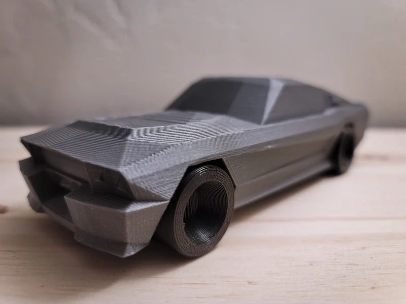Modèle Lav Poly 1967 Ford Mustang Shelby GT500
