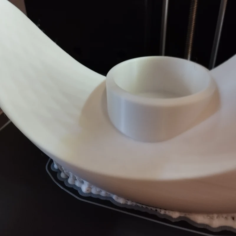 Vase décorative en forme de lune pour fleurs et plantes