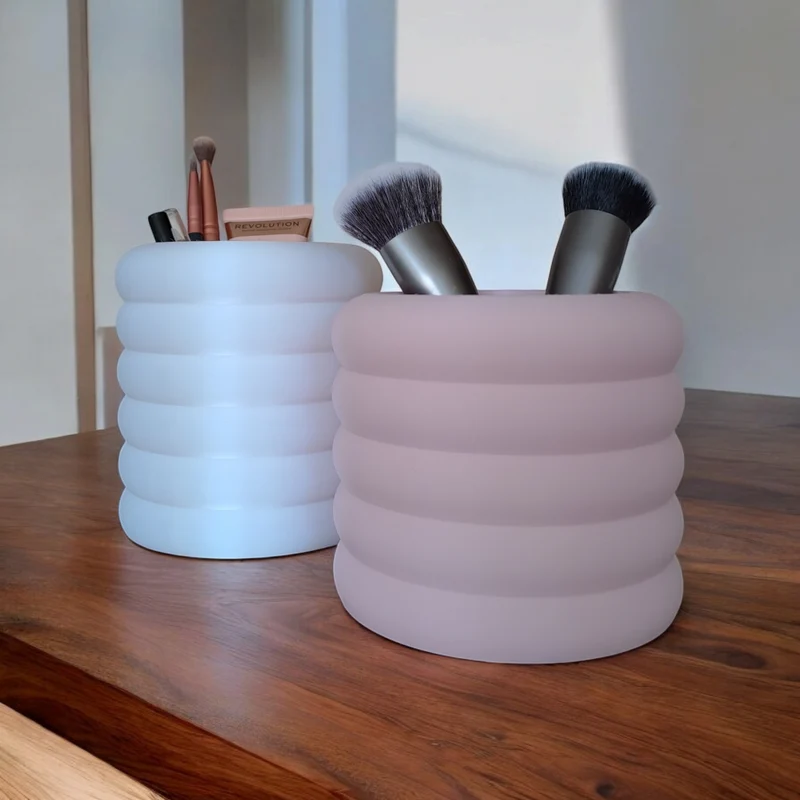Ensemble organisateur de maquillage à deux pièces pour bureau